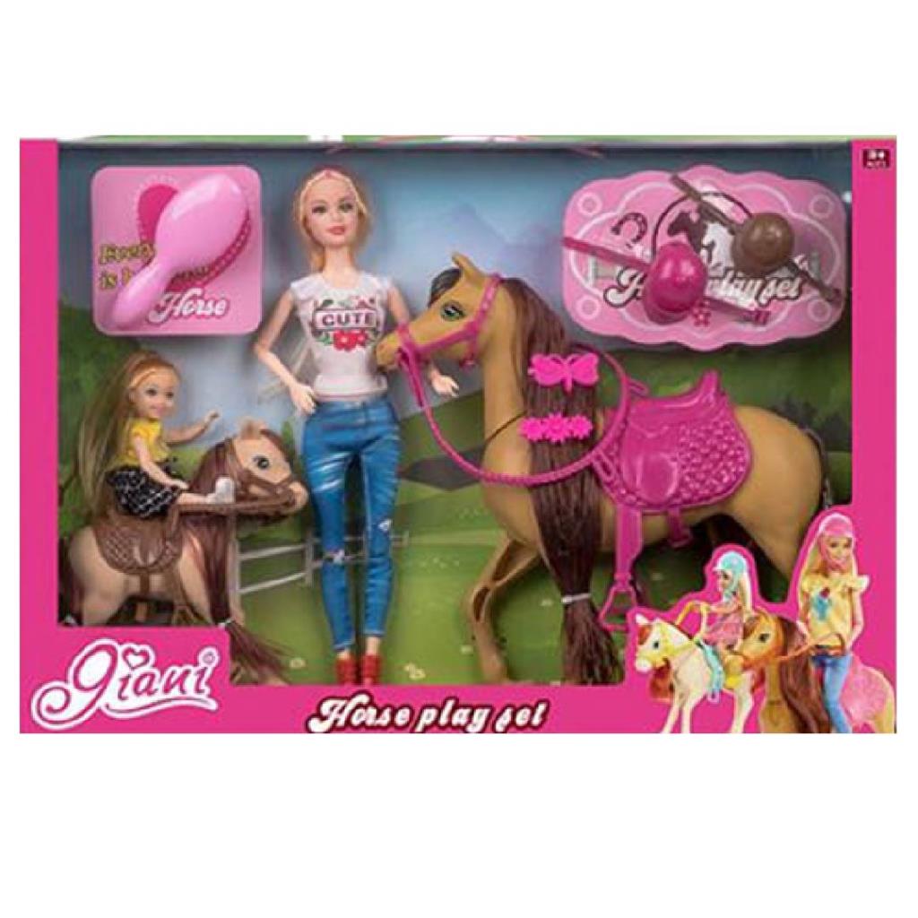Fashion Doll Horse Play Set with Accessories